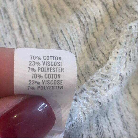 Aerie Grey Marled Light Weight Pull Over Size Small Oversized - Picture 6 of 9